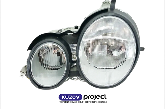 Фара левая под электрокорректор Mercedes Benz E-Class W210 1995-1999 (DEPO)