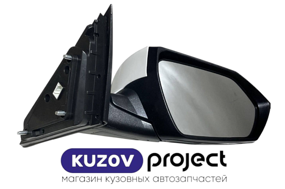 Зеркало правое (8к) обогрев/регулировка/повторитель/складывание Hyundai Elantra 2020-2022 (Китай)