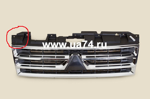 Решетка радиатора Mitsubishi Pajero 2006-2011 (Китай / Сломан пластик ) Дисконт 10%